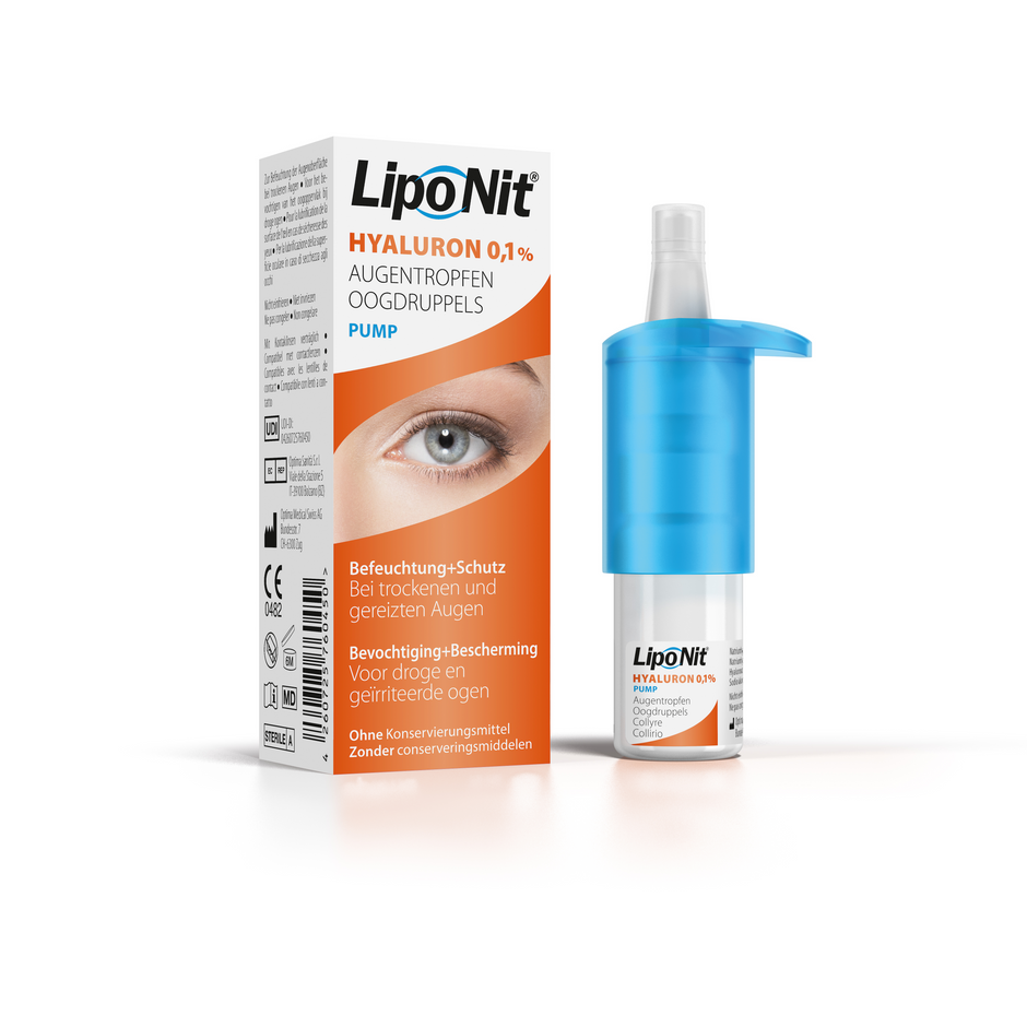 Eye Drops LipoNit® Hyaluron 0,1% PUMP